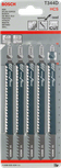 Bosch 344 D 型曲線鋸片，用於快速切割木材。